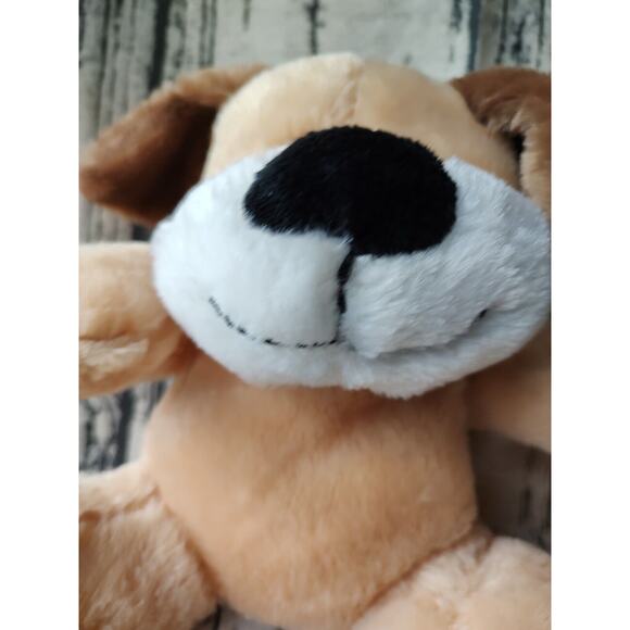 Dan Dee tan brown dog puppy stuffed animal plush new w/tags 9 inches - Picture 2 of 7